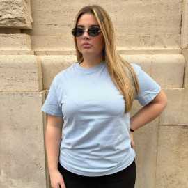 T-Shirt Basic Lumina Celeste