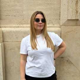 T-Shirt Basic Lumina Bianca