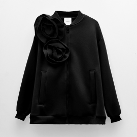 Felpa FIORE zip by Lumina